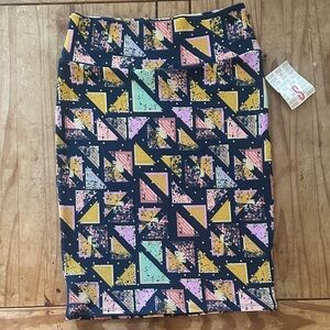 LuLaRoe Colorful Geometric Pencil Skirt